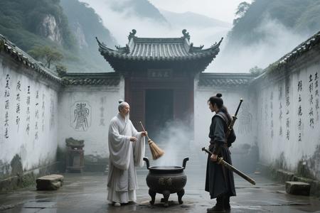 梦见黄昏时分走进高耸的老钟楼