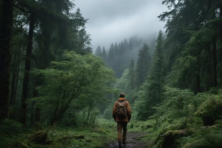 梦见雨夜灯下有人影